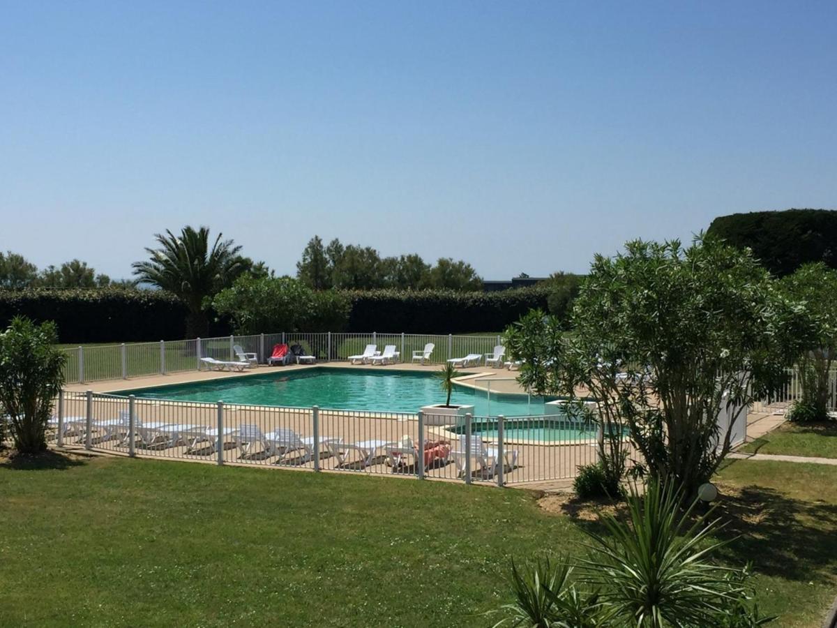 Apercu Mer: Bel Appartement Avec Piscine, Tennis Et Proche Plage - Fr-1-3-450 Бидар Экстерьер фото